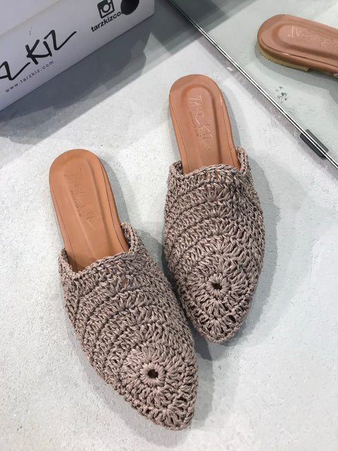 RUNWAY ÖRGÜ VİZON DÜZ TERLİK